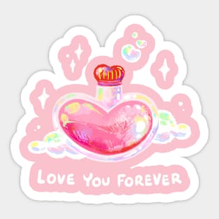 Love you forever Sticker